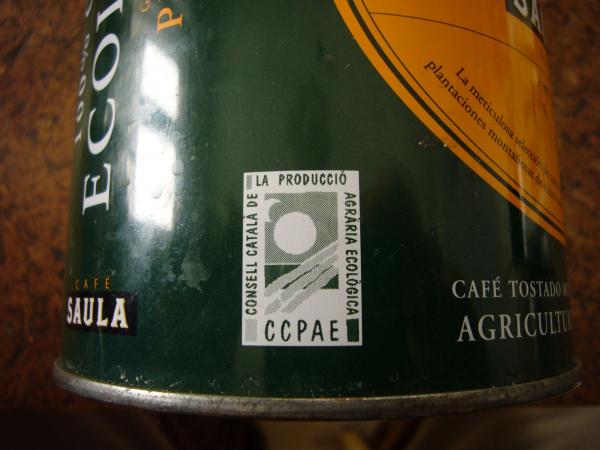 Café Saula - Grand Espresso Premium Ecológico 100% arabica molido 250g - CCPAE